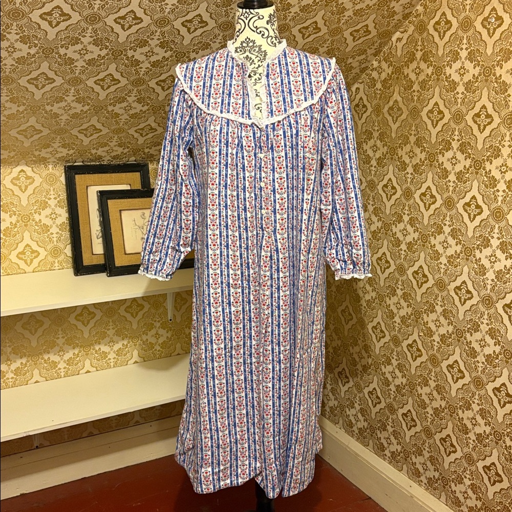 Vintage flannel nightgown